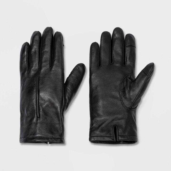 Men's Thinsulate Gloves - Goodfellow & Co Black