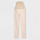 Maternity Crossover Panel Skinny Jeans - Isabel Maternity By Ingrid & Isabel Ecru