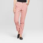 Women's Slim Corduroy Pants - A New Day Pink