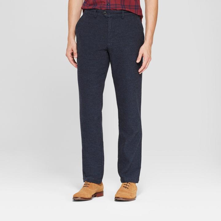 Men's Solid Slim Fit Lightweight Trouser - Goodfellow & Co Xavier Navy
