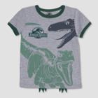 Toddler Boys' Jurassic World They Were Here First Short Sleeve T-shirt - Heather Gray