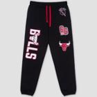 Men's Nba Chicago Bulls Jogger Pants - Black
