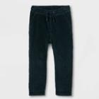 Toddler Boys' Jersey Lined Corduroy Woven Pull-on Pants - Cat & Jack Dark Green