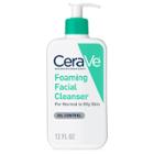 Cerave Foaming Face Wash, Facial Cleanser For Normal To Oily Skin With Essential Ceramides