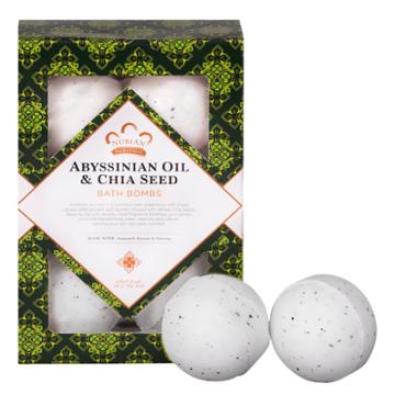 Nubian Heritage Abyssinian & Chia Bath Bombs
