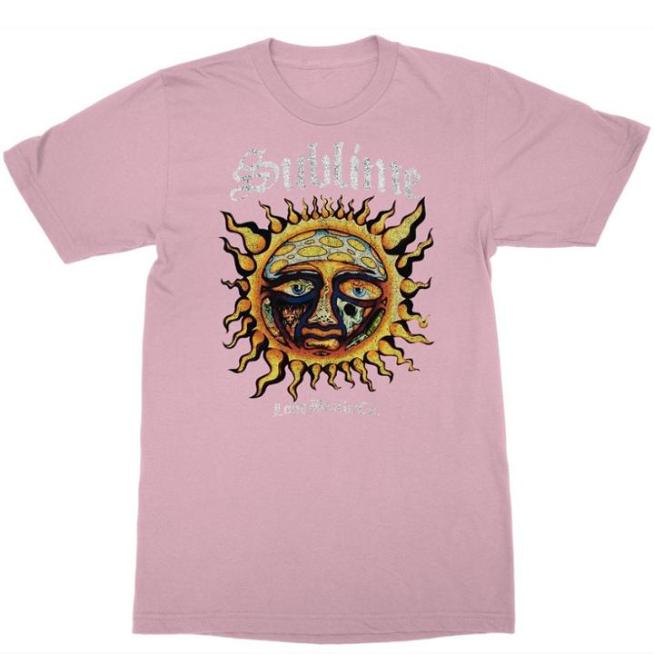 Merch Traffic Women's Sublime Logo Short Sleeve Graphic T-shirt - Pink