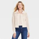 Women's Layering Sweater Cardigan - Universal Thread Cream