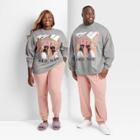 Jolie Noire Black History Month Gender Inclusive Plus Size Graphic Sweatshirt - Heather Gray