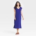 Women's Sleeveless Knit Dress - Universal Thread Royal Blue