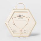 Boxed Hexagon With Howlite Semi-precious Stone Bolo Bracelet - A New Day White, Women's