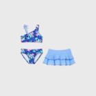 Girls' Amazon Paradise 3pc Bikini Set - Cat & Jack Blue