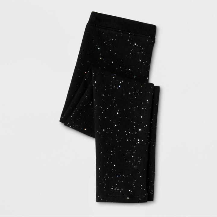 Toddler Girls' Leggings Pants - Cat & Jack Black