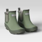 Smith & Hawken Rubber Ankle Rain Boots Size 7 Green -