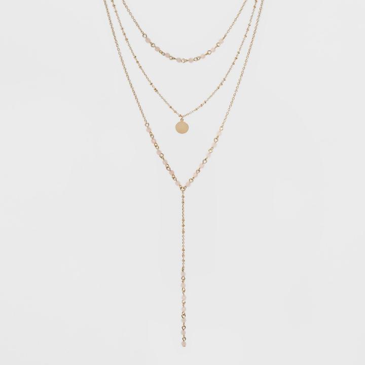 Sugarfix By Baublebar Layered Y-chain Necklace - Gold, Girl's