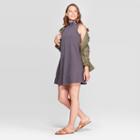 Women's Sleeveless Crewneck T-shirt Dress - Universal Thread Zodiac Night