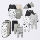 Baby Layette Set - Cloud Island Black/white Newborn