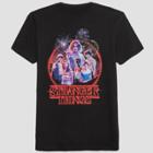 Target Men's Stranger Things Short Sleeve Graphic T-shirt Black Acid