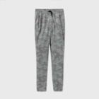 Boys' Camo Print Knit Jogger Pants - Art Class Green/gray