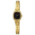 Women's Pulsar Dress Watch - Gold Tone With Black Dial - Pph552
