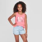 Girls' Best Sister Graphic Tank Top - Cat & Jack Pink