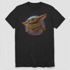 Disney Men's Star Wars The Mandalorian Child Short Sleeve Graphic T-shirt - Black S, Boy's,