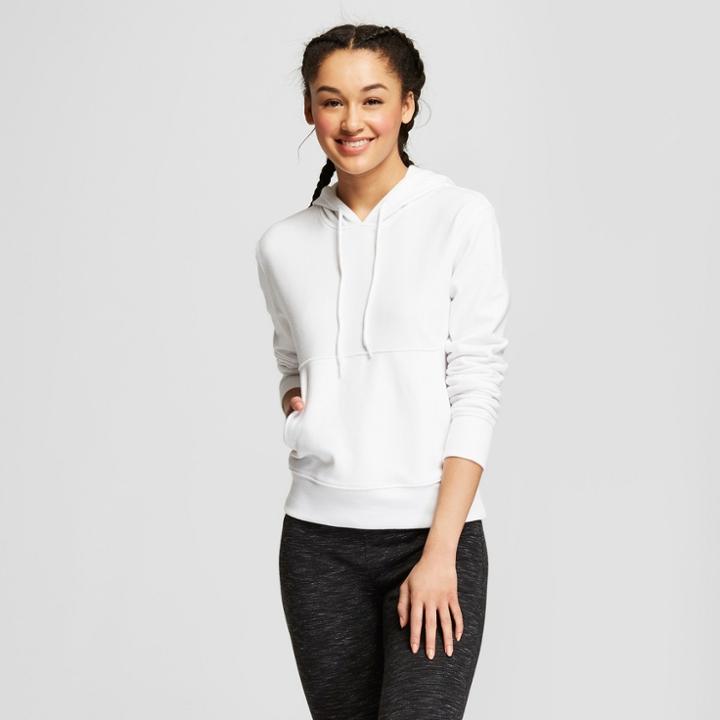 Women's Cropped Hoodie - Mossimo Supply Co. White