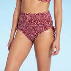 Kona Sol Women's Side-cinch High Waist Medium Coverage Bikini Bottom - Kona