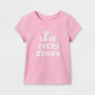 Toddler Girls' 'love Every Bunny' Graphic T-shirt - Cat & Jack