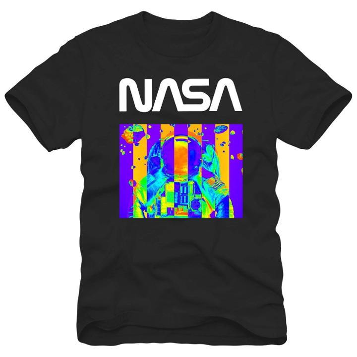 Men's Nasa Short Sleeve Graphic T-shirt - Black