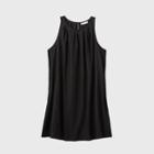 Women's Sleeveless Gathered Dress - Prologue Black