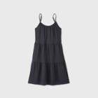 Women's Tiered Tank Dress - Universal Thread Gray