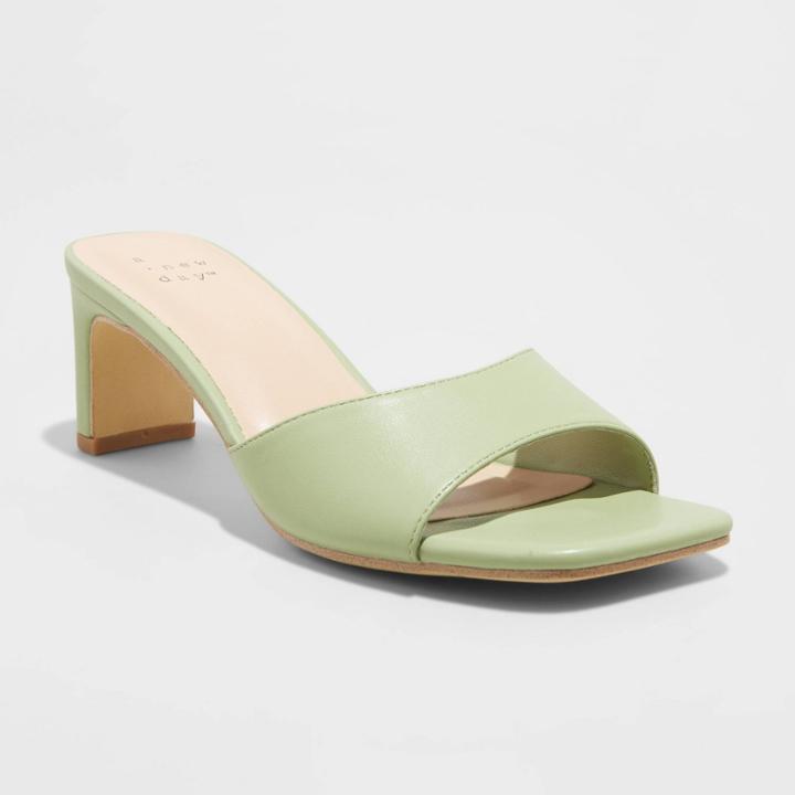Women's Lindie Heels - A New Day Dark Green