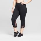 Women's Plus Size Freedom Mesh Insert Capri Leggings - C9 Champion Black