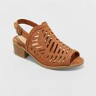 Girls' Alejandra Ankle Booties - Cat & Jack Cognac 13, Toddler Girl's, Brown