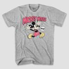 Men's Disney Mickey Mouse Vintage Short Sleeve Graphic T-shirt - Heather Gray