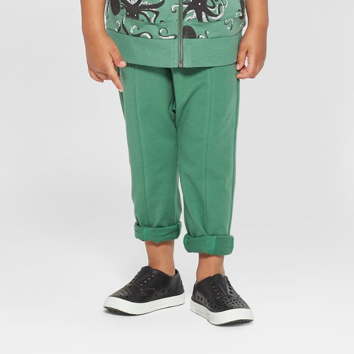 Toddler Boys' Jogger - Cat & Jack Green