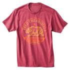 Mad Engine Men's California Republic Feed The Animals T-shirt - Burgundy
