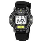 Target Men's Armitron Sport Accented Digital Chronograph Hoop And Loop Closure Strap Watch - Black, Black/gray