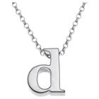 Distributed By Target Women's Sterling Silver 'd' Initial Charm Pendant -