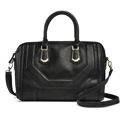 Mossimo Women's Crossbody Satchel Handbag - Black