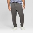 Men's Big & Tall Regular Fit Jogger Pants - Goodfellow & Co Railroad Gray