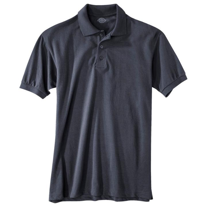 Dickies Men's Pique Uniform Polo Shirt - Dark Navy Xxxl, Dark Blue
