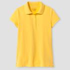 Girls' Short Sleeve Pique Polo Shirt - Cat & Jack Yellow
