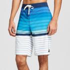 Trinity Collective Men's Striped 10 Logical Board Shorts - Trinity Blue