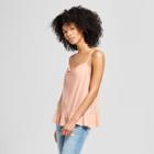 Women's Cowl Peplum Cami - Mossimo Supply Co. Pink