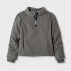 Toddler Boys' Adaptive Fleece Jacket - Cat & Jack Gray