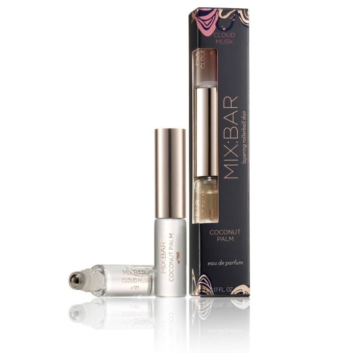 Mix:bar Coconut Palm X Cloud Musk Layering Rollerball Duo Perfume
