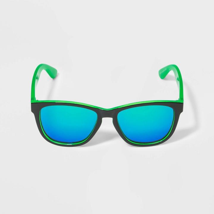 Kids' Wayfair Sunglasses - Cat & Jack Black/green