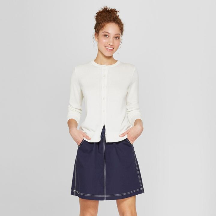 Women's Any Day Cardigan Sweater - A New Day Cream (ivory)