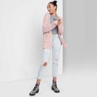 Women's Fuzzy Cardigan - Wild Fable Rose